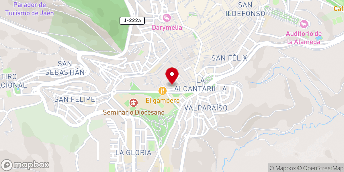 Map showing location of Hermandad Piedad y Estrella
