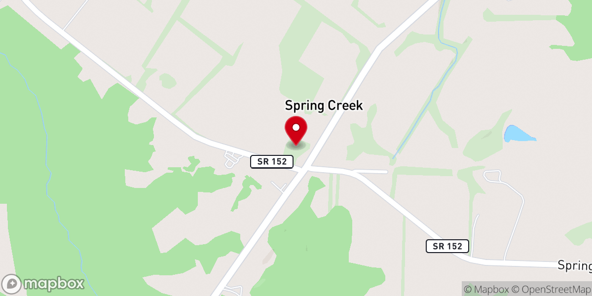 Map showing location of The Ledge Community Center