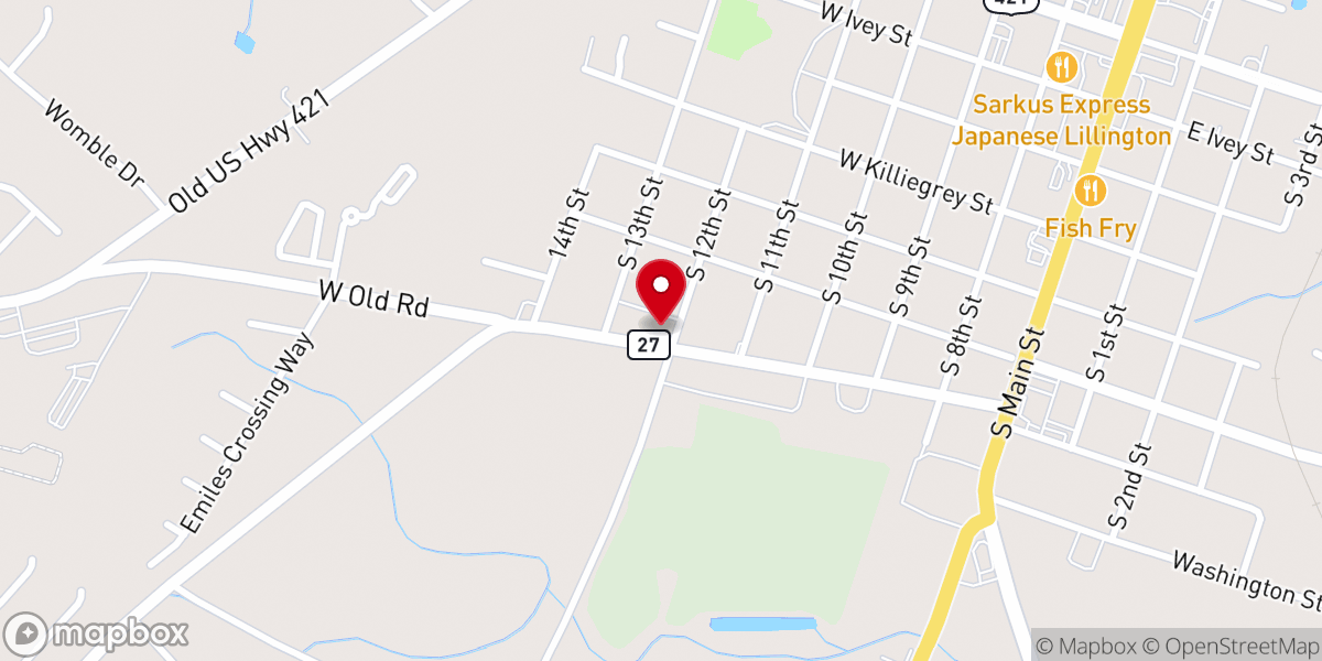 Map showing location of LifePoint Church of God