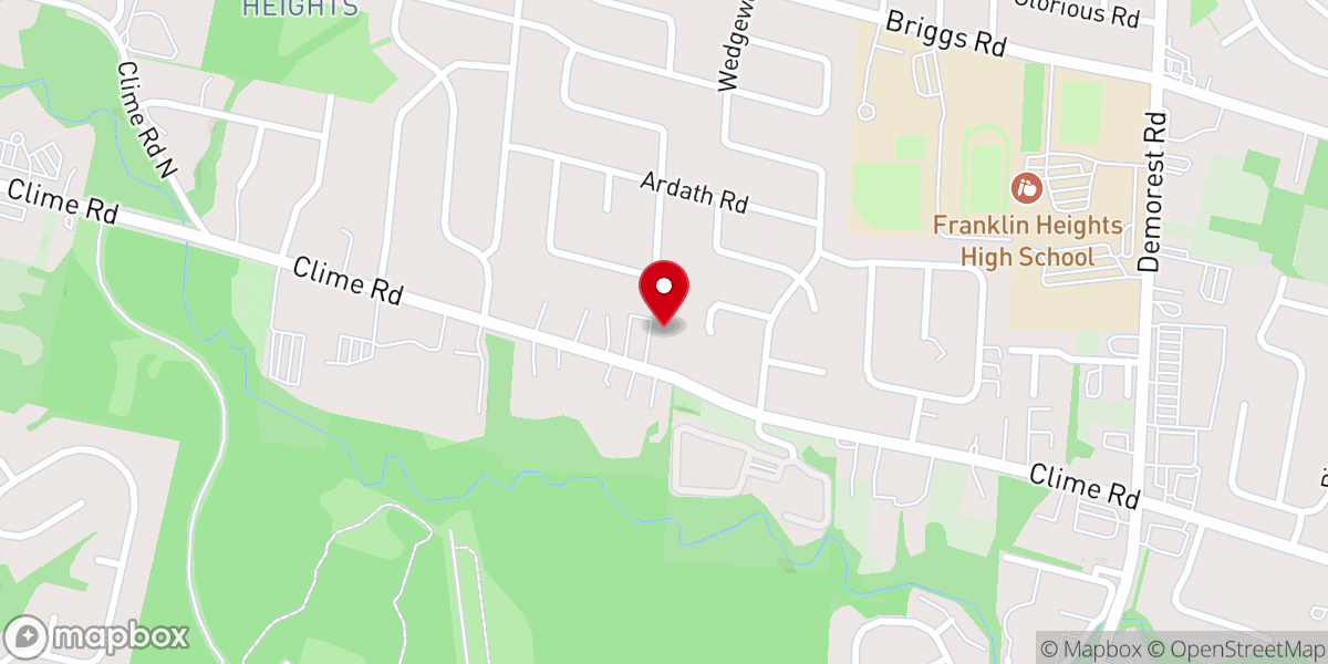 Map showing location of Garden City Church