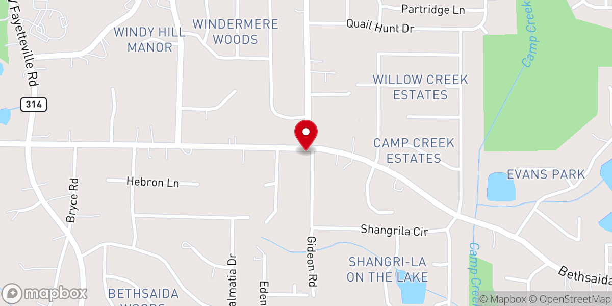 Map showing location of Life Line Family Worship Center Inc