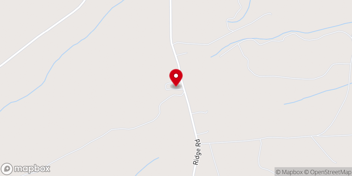 Map showing location of Rocky Mount Church