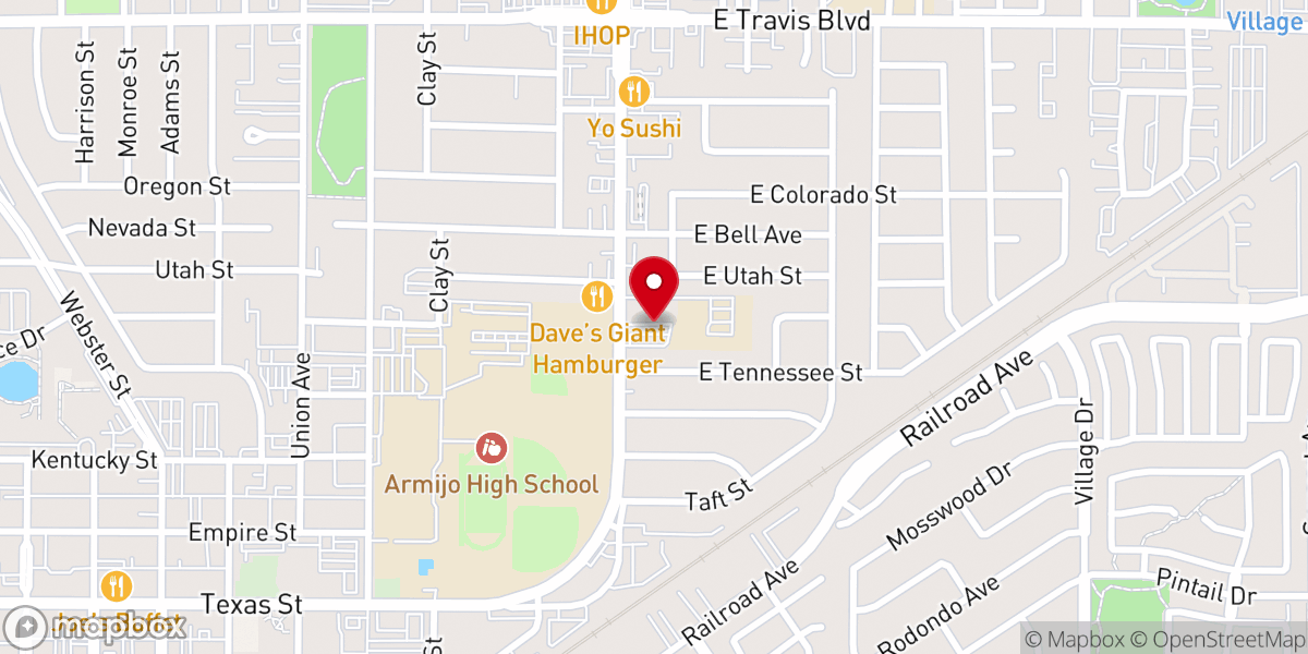 Map showing location of Fairfield - St. Vincent de Paul Society
