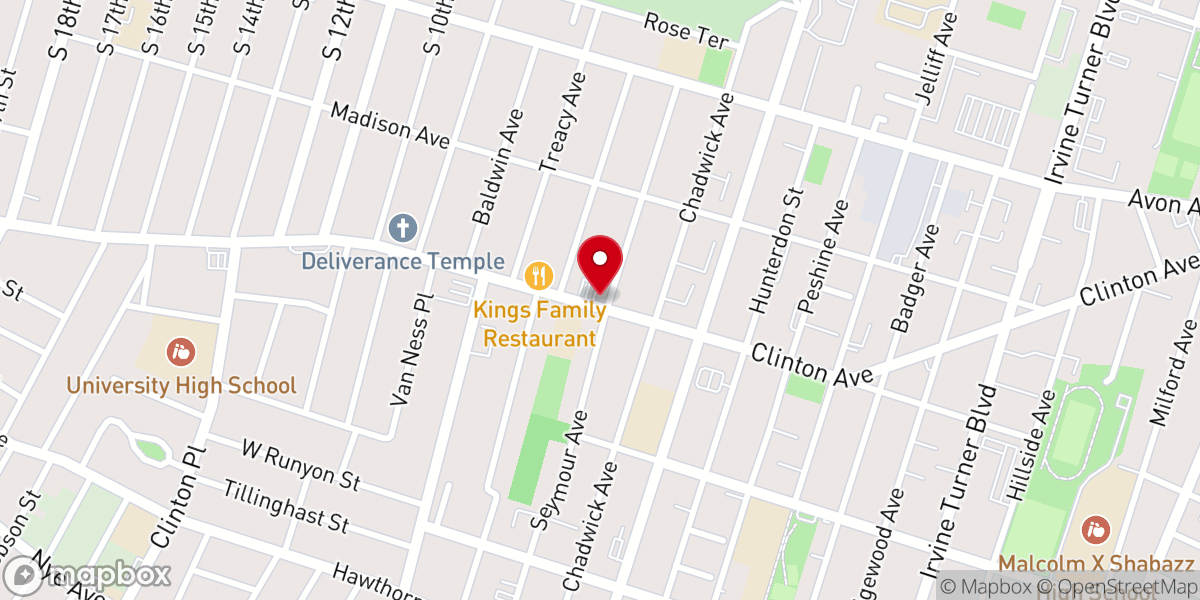 Map showing location of Gravel Hill Missionary Baptist Church