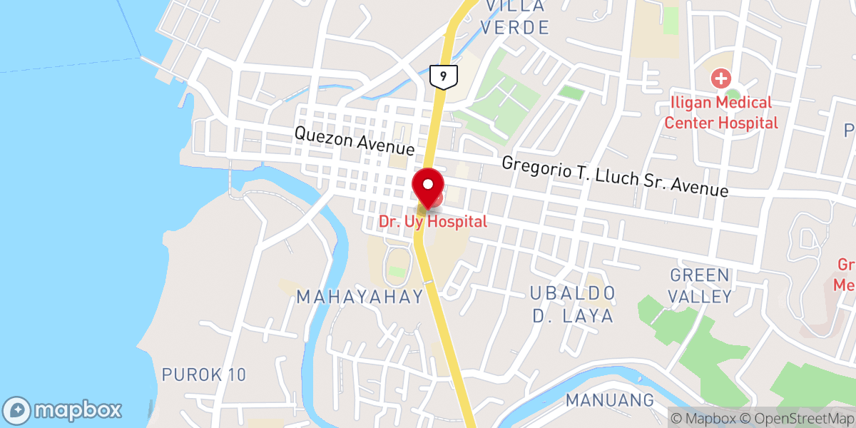 Map showing location of United Church of Christ in the Philippines (UCCP)