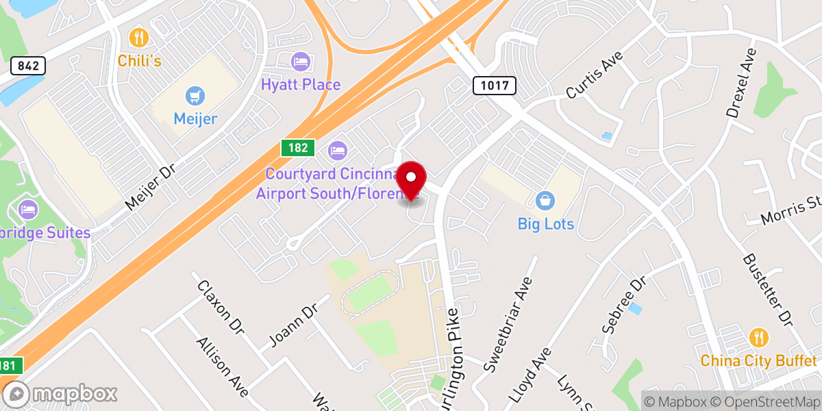 Map showing location of Cristo Rey Catholic Church