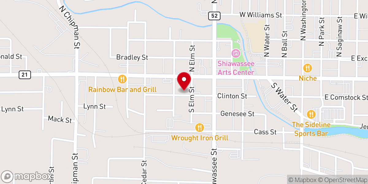 Map showing location of Spiritual Episcopal Church