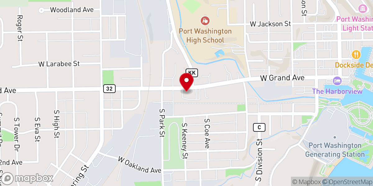 Map showing location of Lighthouse Youth Ministry