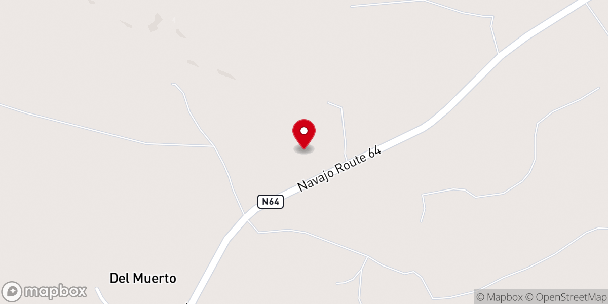Map showing location of Del Muerto Presbyterian Church