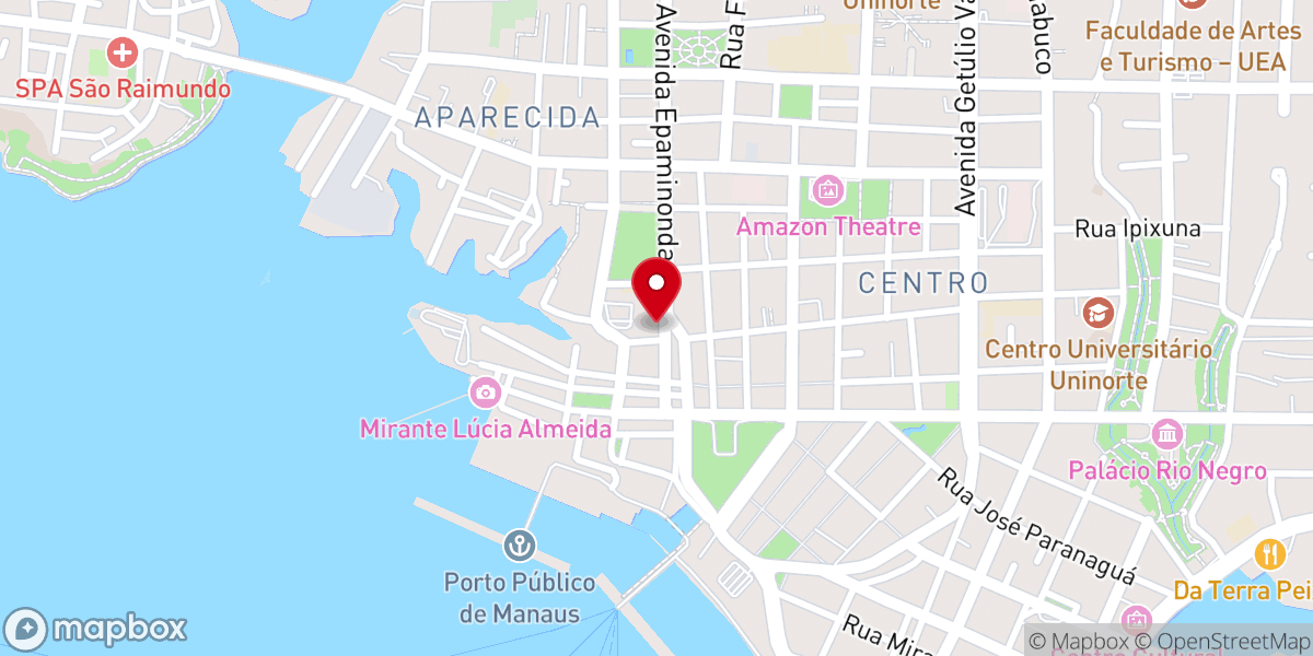 Map showing location of Paróquia Dom Bosco