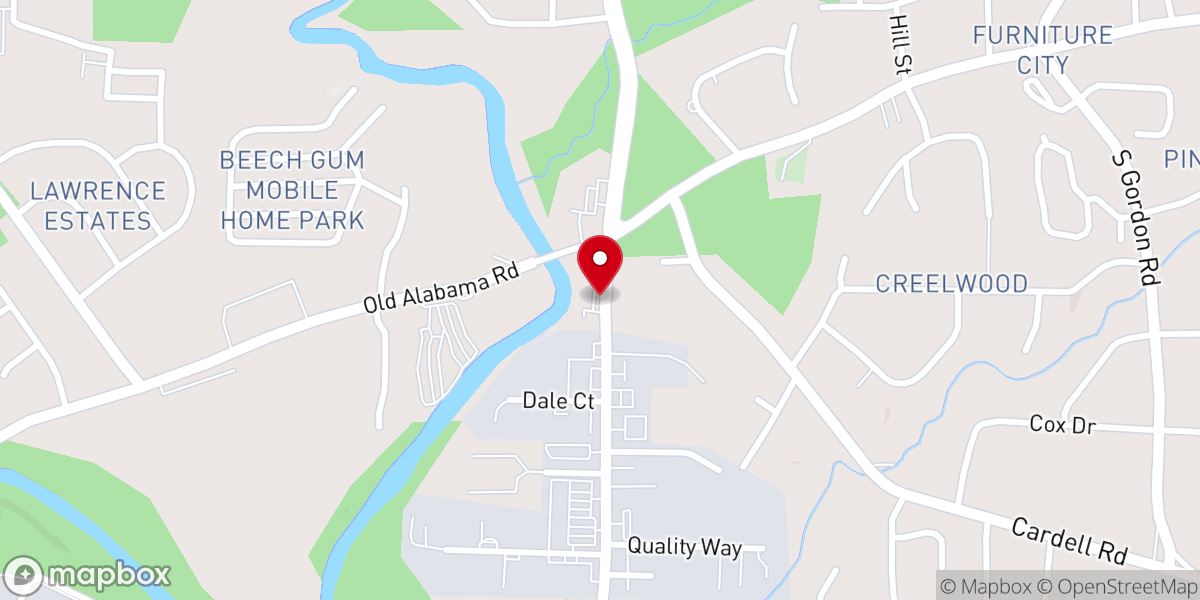 Map showing location of Cherubim & Seraphim Church Of Zion Atlanta
