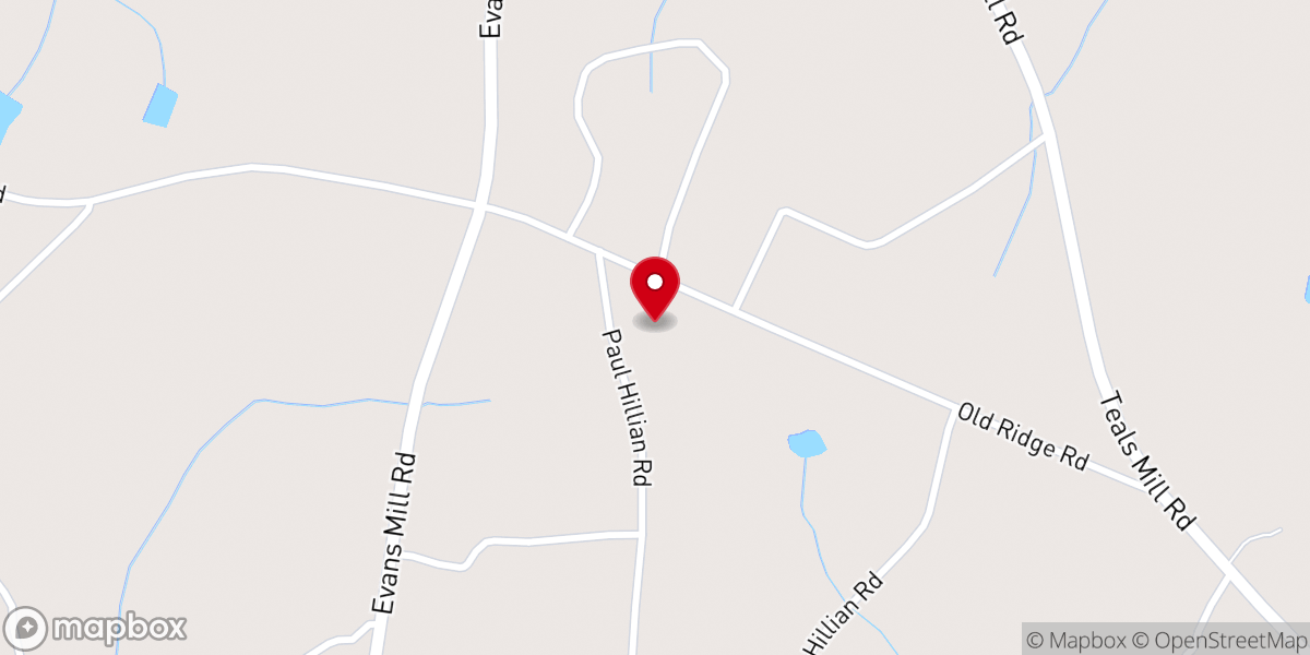 Map showing location of Drucilla Church