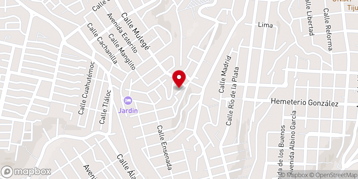 Map showing location of IGLESIA CRISTIANA MINISTERIOS EL REFUGIO