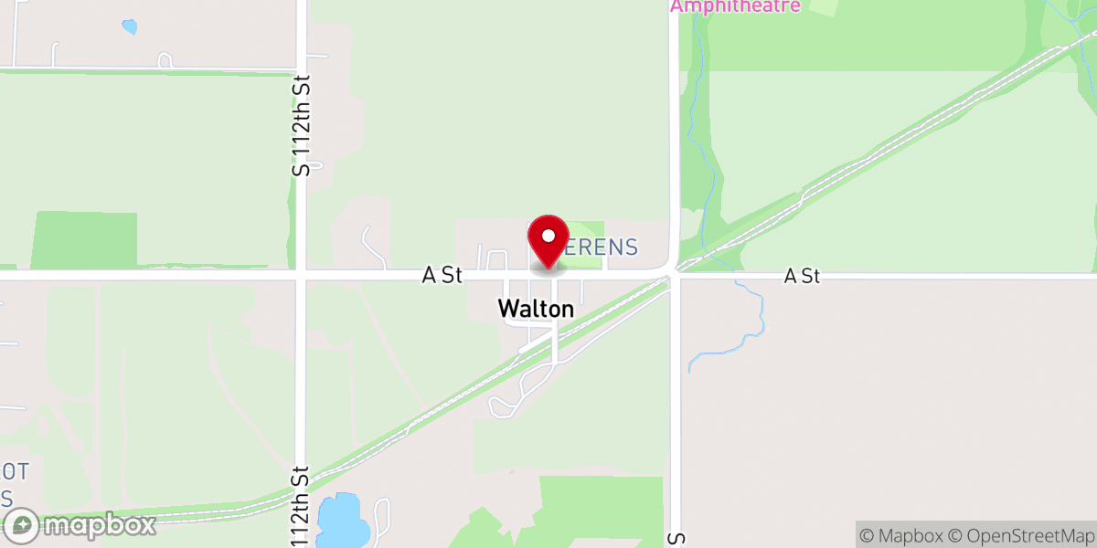 Map showing location of Walton
