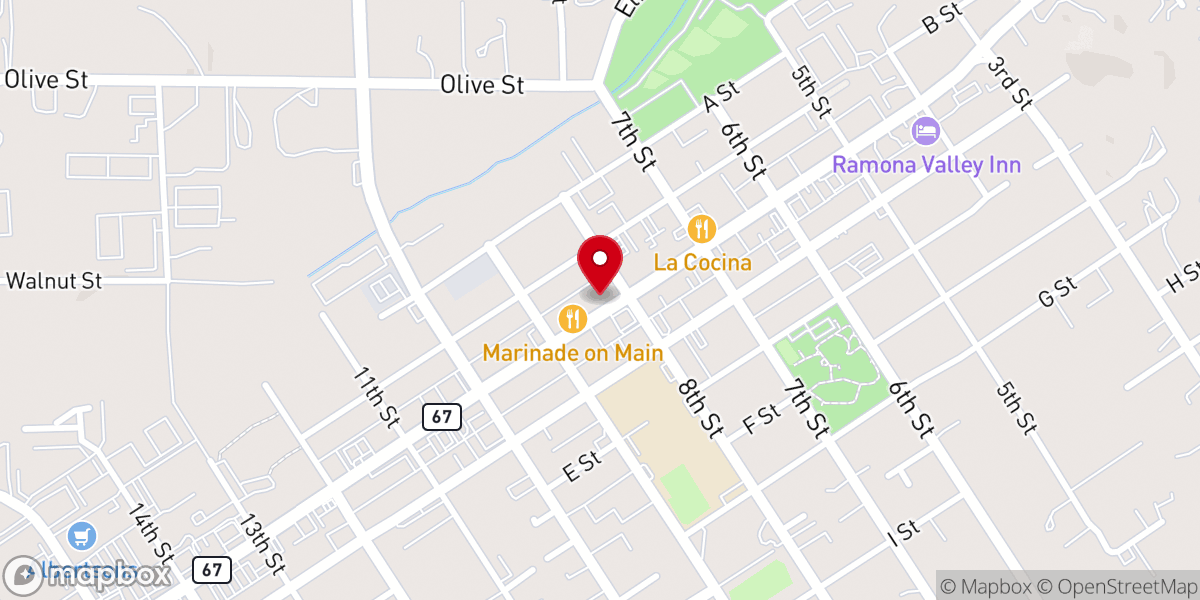Map showing location of Iglesia Roca de Salvación Ramona Foursquare