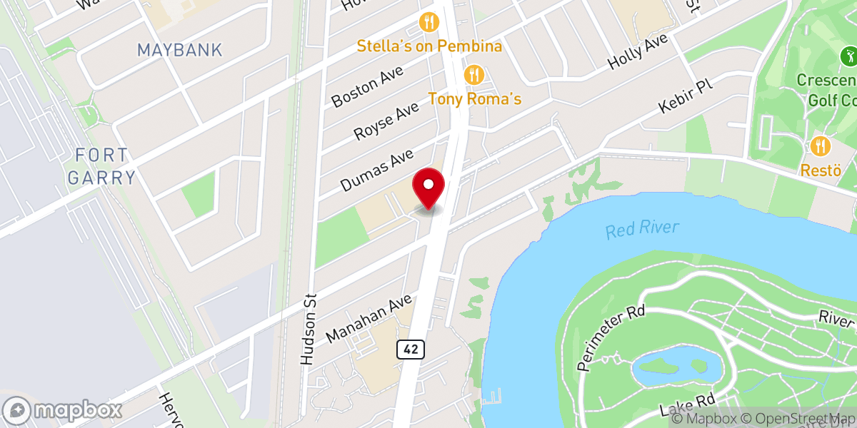 Map showing location of New Horizons International Church