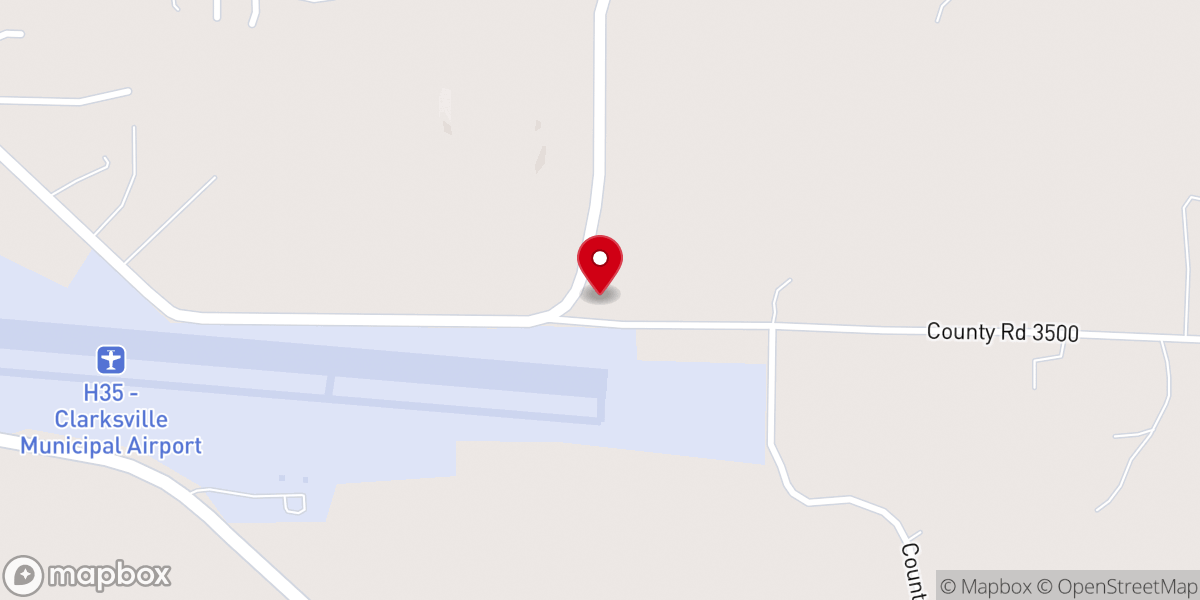 Map showing location of Mount Olive United Methodist Church