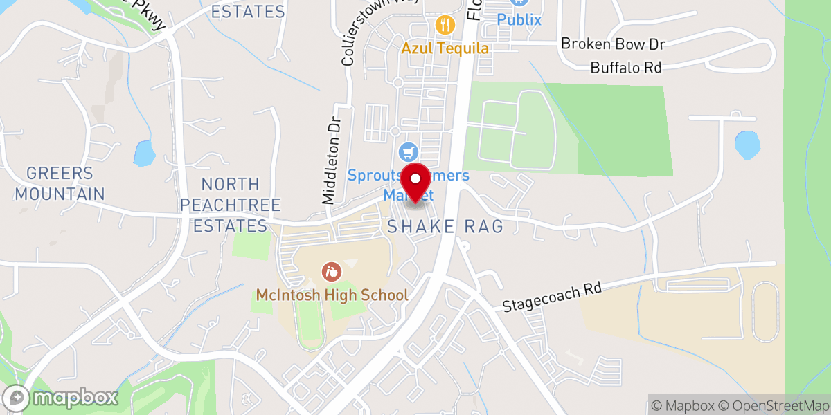 Map showing location of Holy Trinity Catholic Church