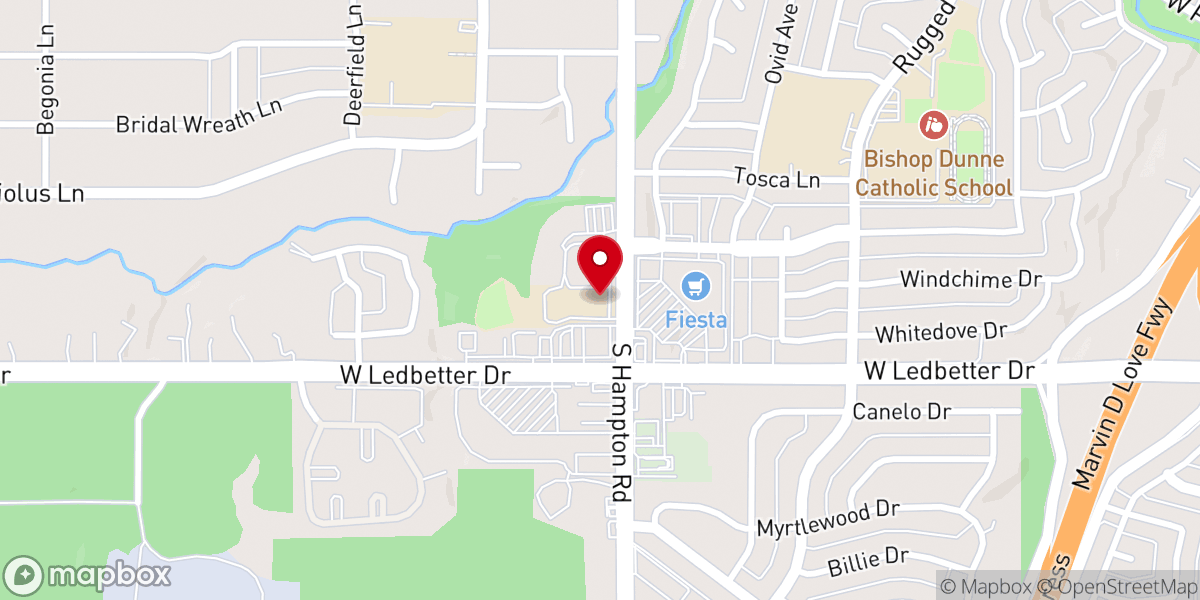Map showing location of St. Elizabeth of Hungary Catholic School