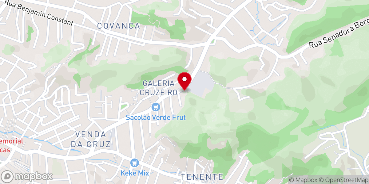 Map showing location of Paz Church São Gonçalo