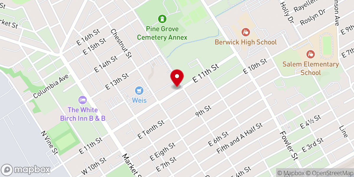 Map showing location of Hettinger Robert J