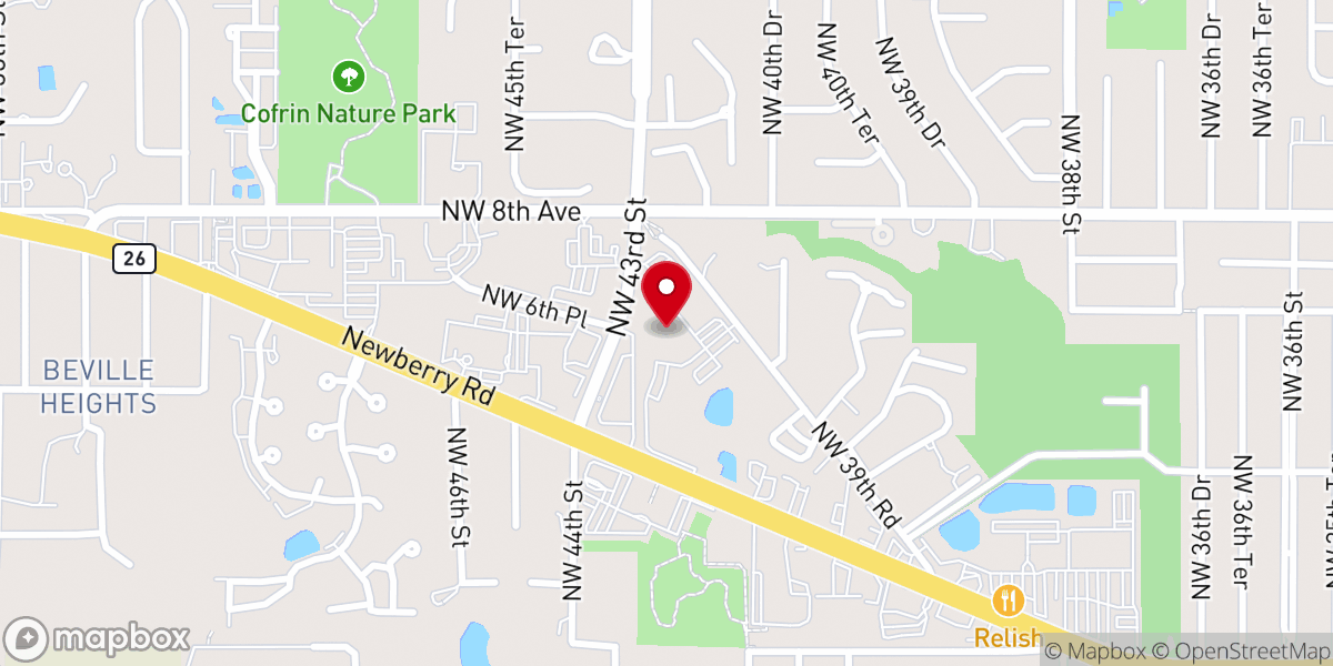 Map showing location of Holy Faith Catholic Church