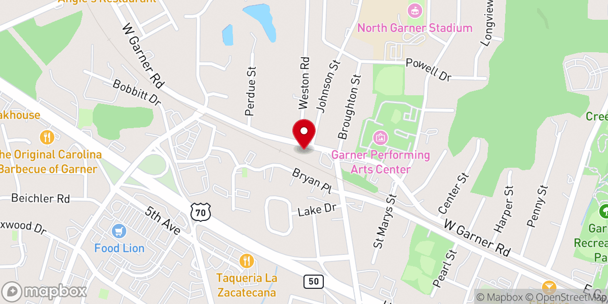 Map showing location of Peace Chapel of Deliverance