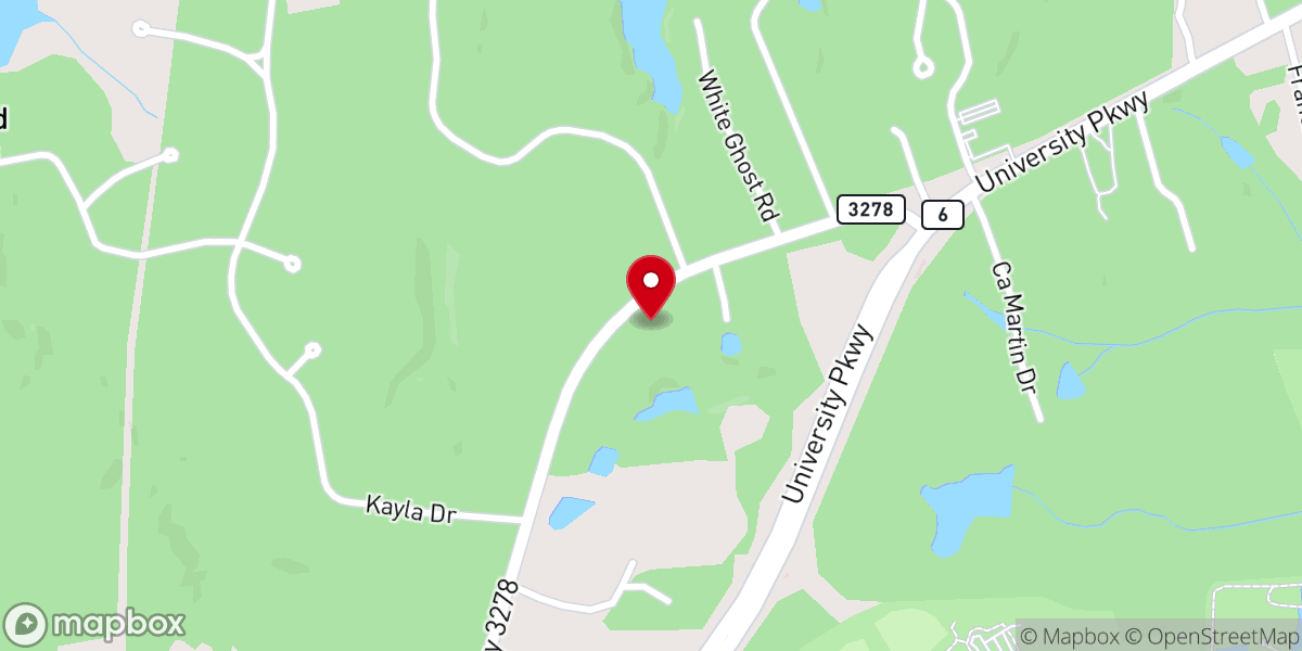 Map showing location of Emmanuel Baptist Church