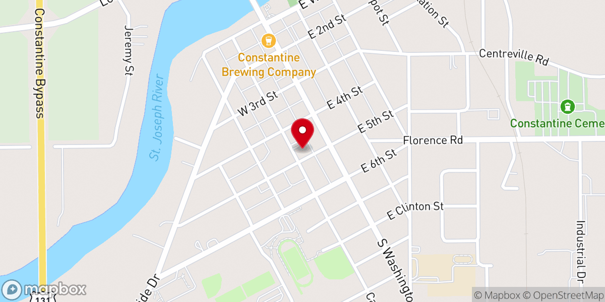 Map showing location of Messiah Lutheran Church