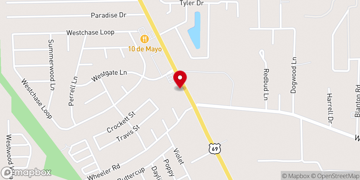Map showing location of Calvary Temple Pentecostal Church
