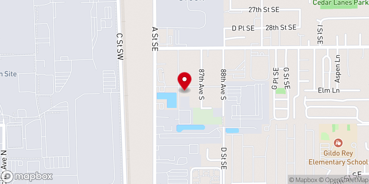 Map showing location of Seattle Area Seventh Day Baptist Church