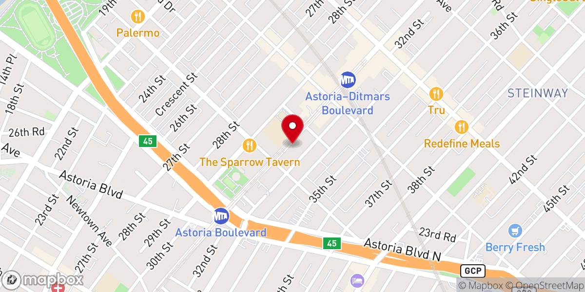 Map showing location of Our House