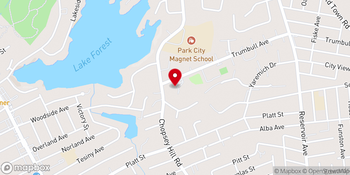 Map showing location of Fairfield County Seventh-day Adventist Church