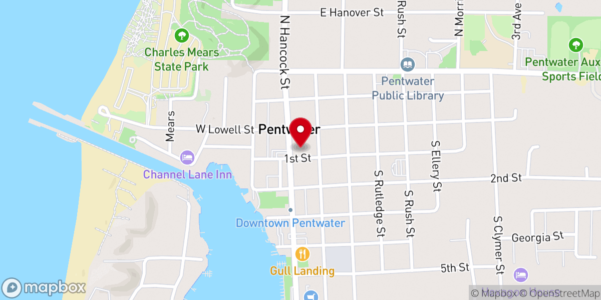 Map showing location of Centenary United Methodist Church