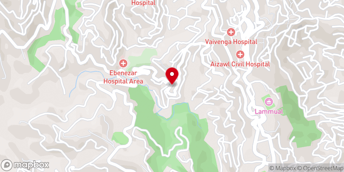 Map showing location of UPC(MZ) church, Dinthar