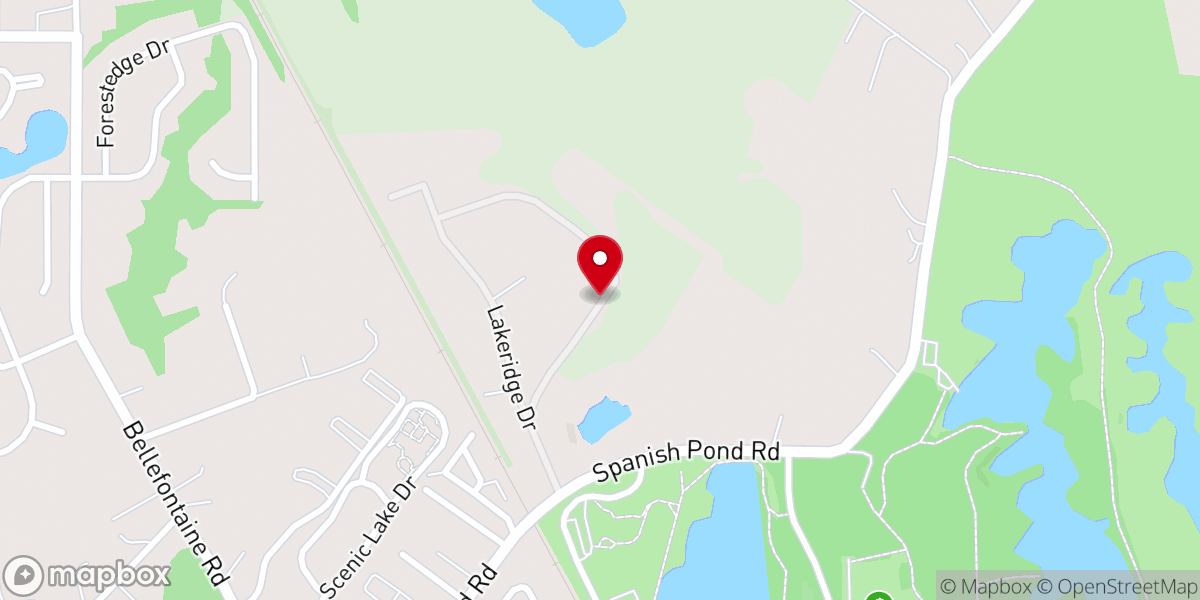 Map showing location of Abundant Fellowship Church of God