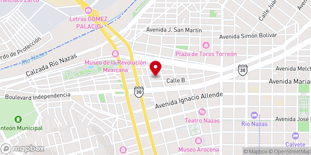 Map showing location of Capellanía De Nuestra Señora De Soledad