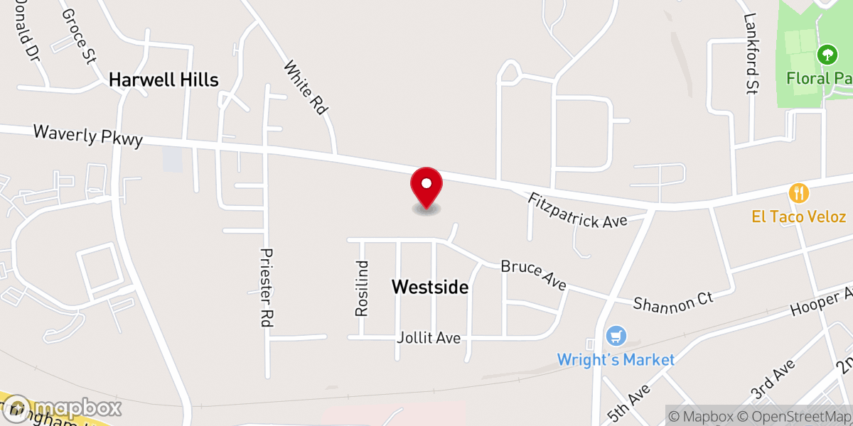Map showing location of Church At Opelika