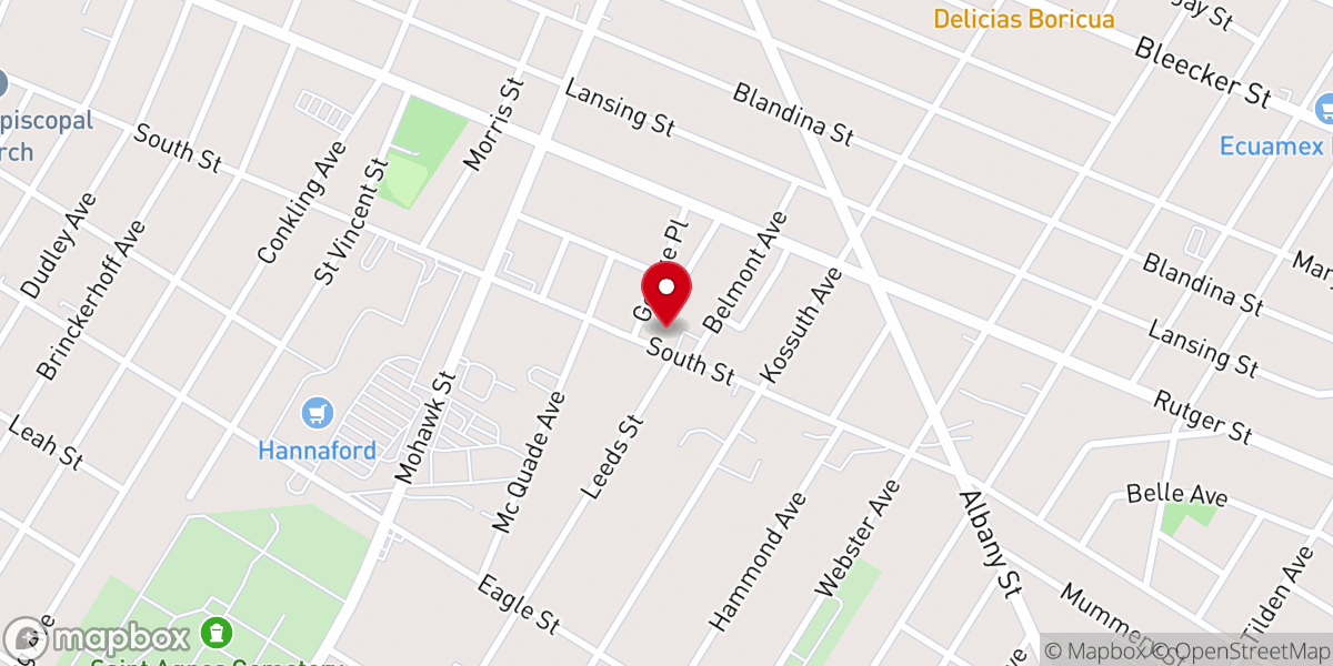 Map showing location of Douglass Craig W