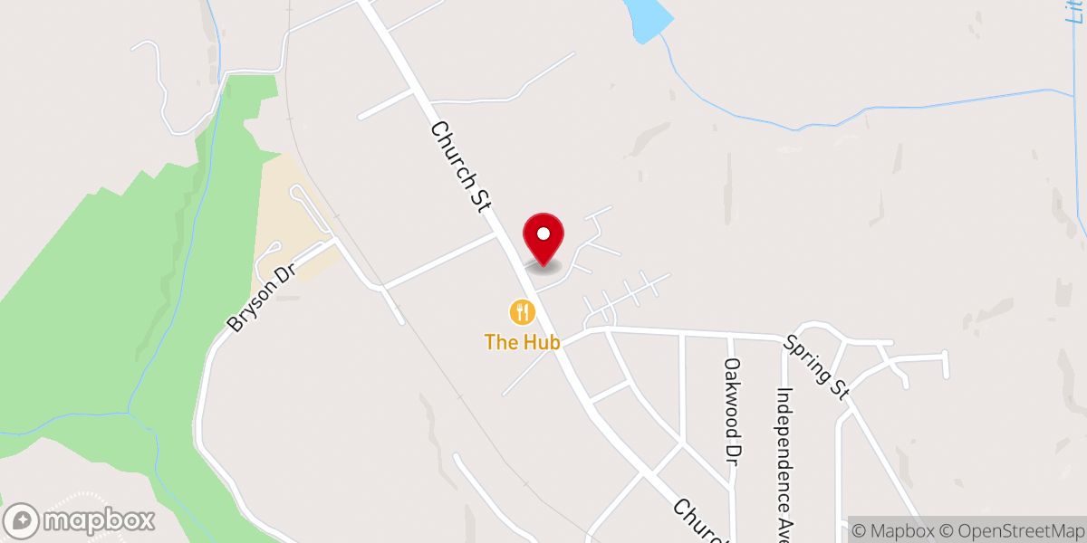 Map showing location of Laurens Glen Apartments