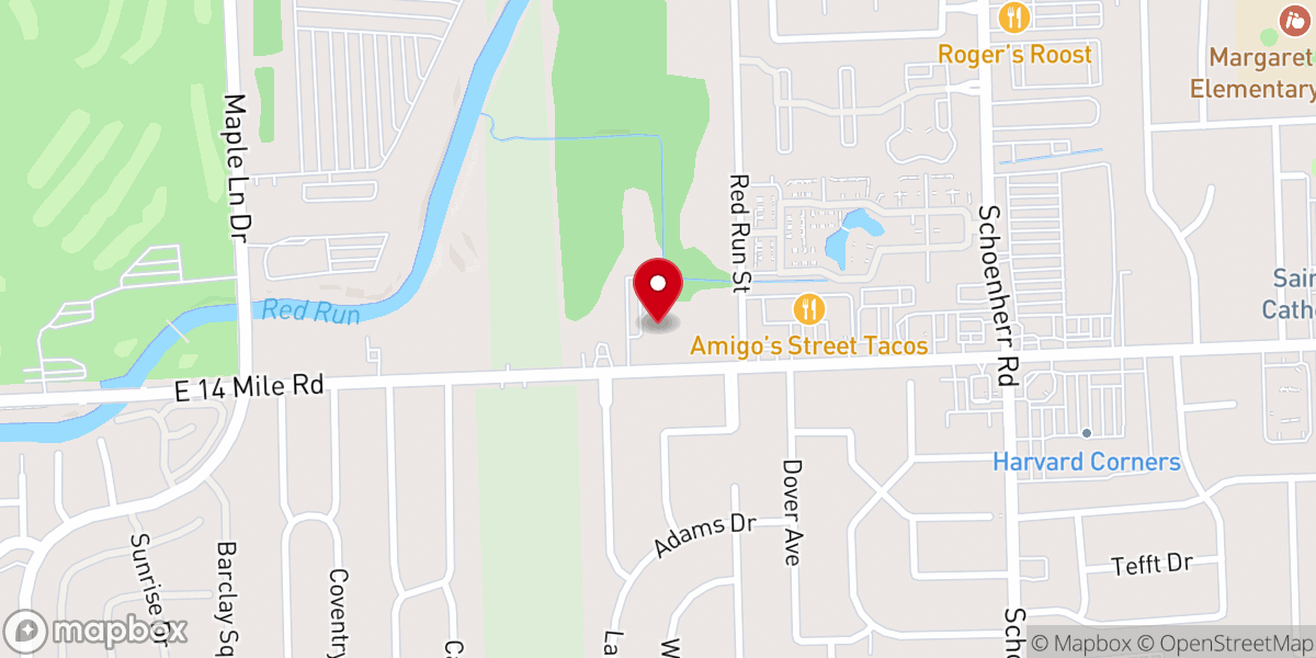 Map showing location of Fellowship Chapel