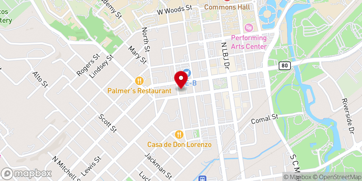 Map showing location of Springs of Life Church