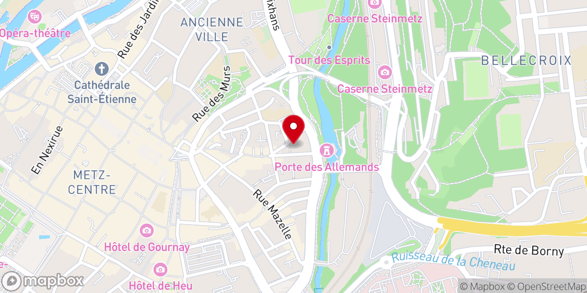 Map showing location of Église Saint-Eucaire