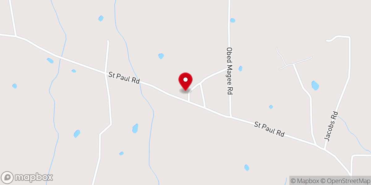 Map showing location of St Paul Missionary Baptist Church