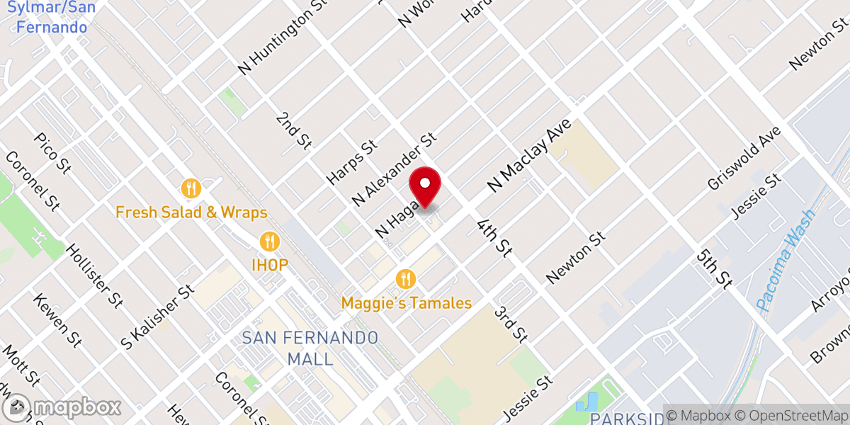 Map showing location of Calvary Tabernacle United Pentecostal Church