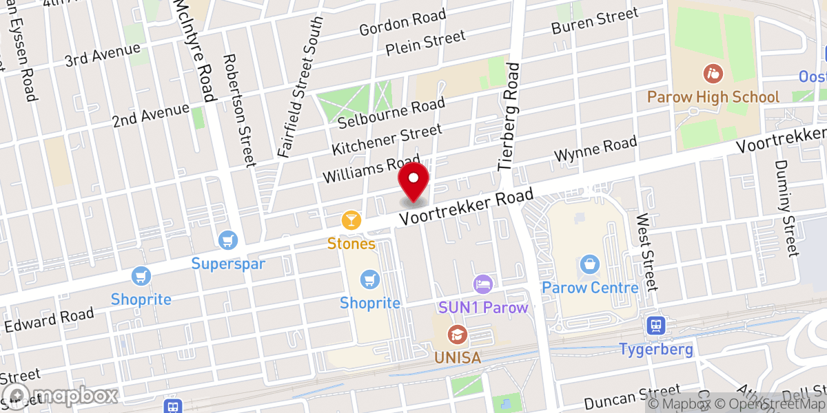 Map showing location of Lighthouse Christian Centre