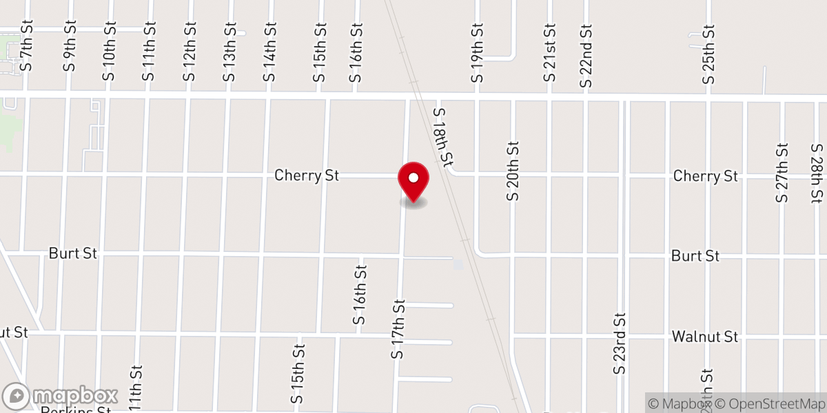 Map showing location of New Jerusalem Baptist Church