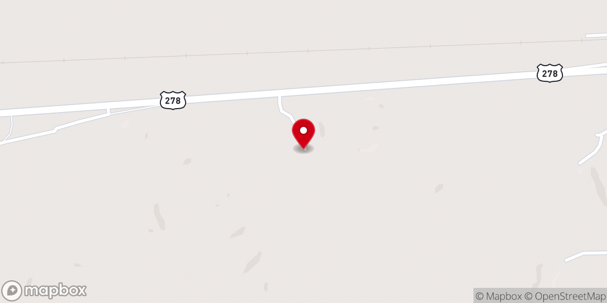 Map showing location of Gattman Holiness Church