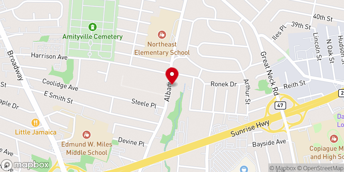 Map showing location of Iglesia Pentecostal Fiel Y Verdadera