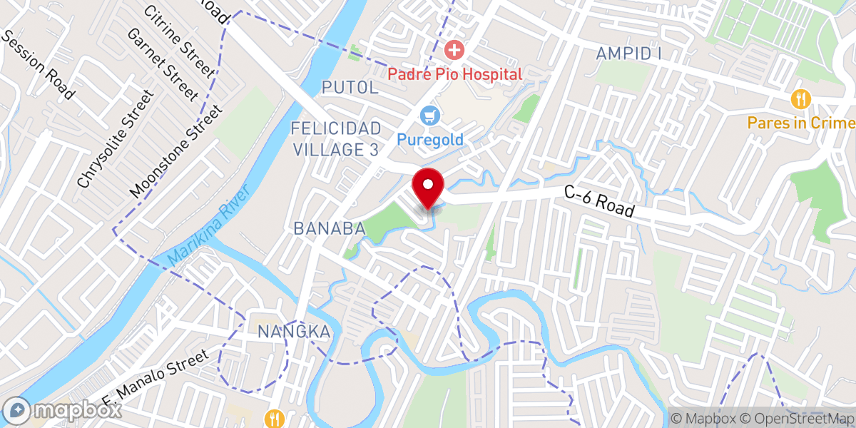 Map showing location of Discerning Word Baptist Church (Formerly: Diadem BBC SMR Banaba Mission)